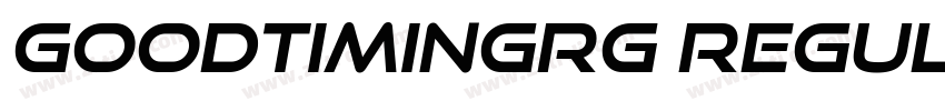 GoodTimingRg Regular字体转换
